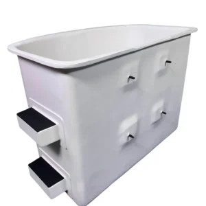 Terex Bucket โ 35x57x42 โ OEM # 610563 back left view